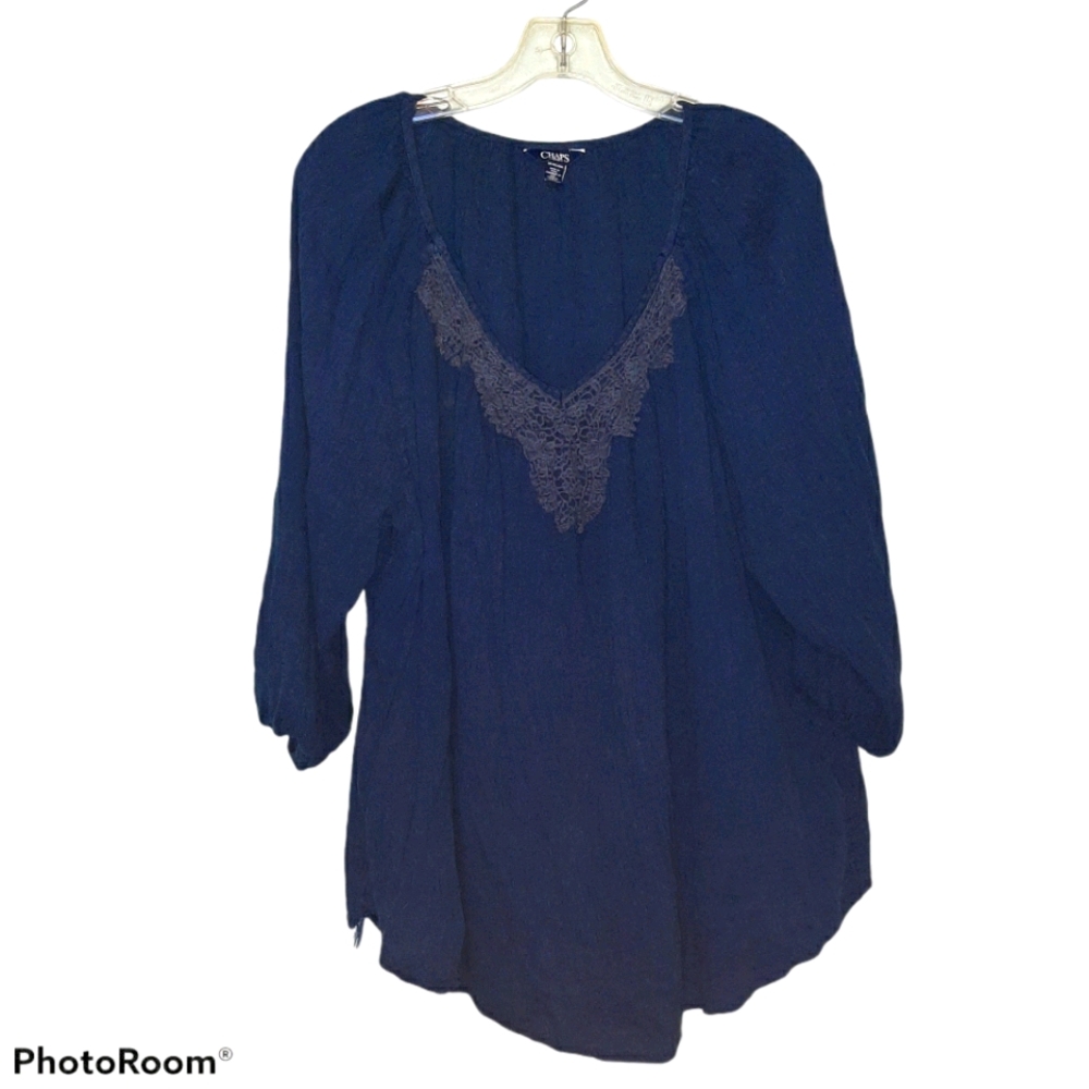 Chaps navy top